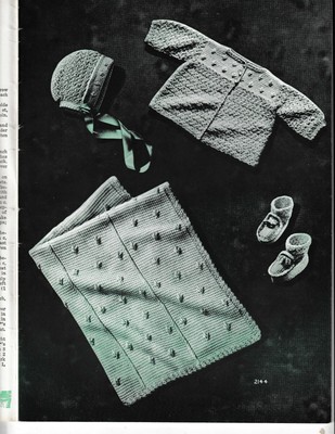 Bear Brand Baby Book Infants to 4 Years | Bernhard Ulmann 339 Crochet Knitting