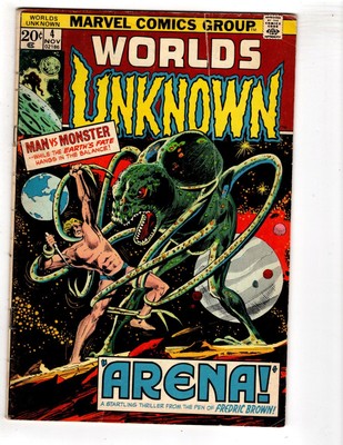Worlds Unknown #4 1973 VG+