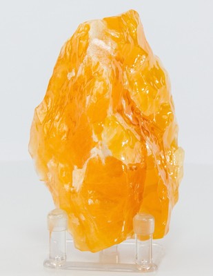 Natural Golden Orange Calcite Crystal Cluster from Mexico 4.16  14.3oz. H2051