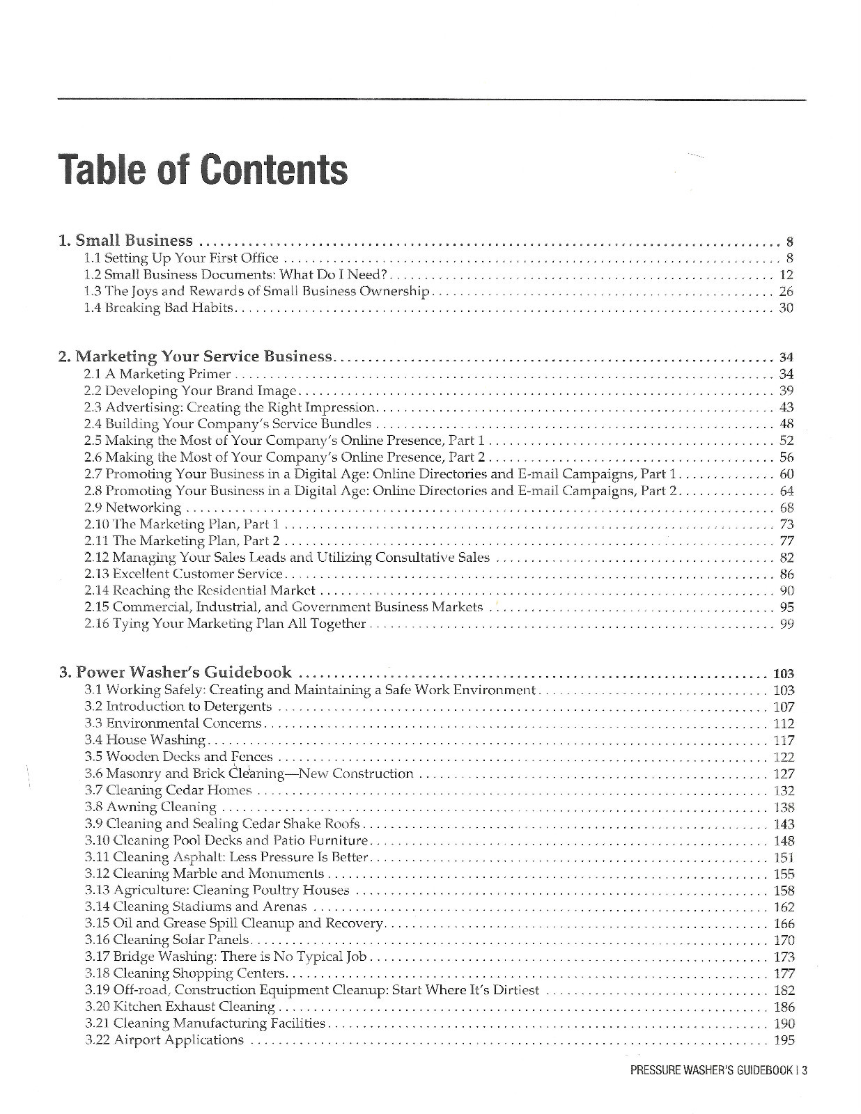 Pressure Washer's Guidebook