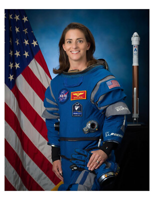 NASA Astronaut Nicole A. Mann 8x10 Portrait Photo #2 On 8.5'' x 11''