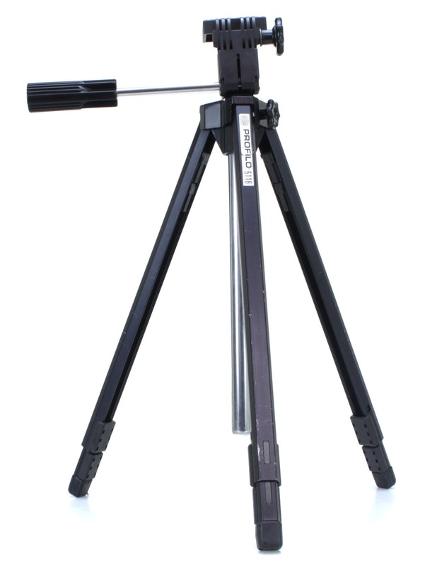 Bilora Profilo 5116  Vintage Tripod TrÃ©Pied  Appareil Argentique (RÃ©F#P-782)