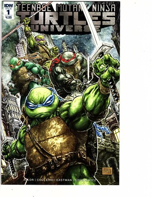 TMNT UNIVERSE - #1, #1 SUB, #2, #2 SUB A, #2 SUB B, #3, #3 SUB - 7 BOOKS NM 