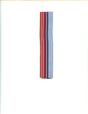 INDIA post 47 medal ribbon - Samar Seva Star 1965   - 6 inch length