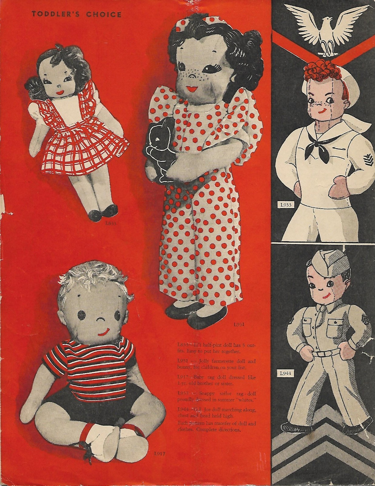 LAURA WHEELER DESIGNS Catalog Vintage KNIT CROCHET QUILT EMBROIDERY SEWING