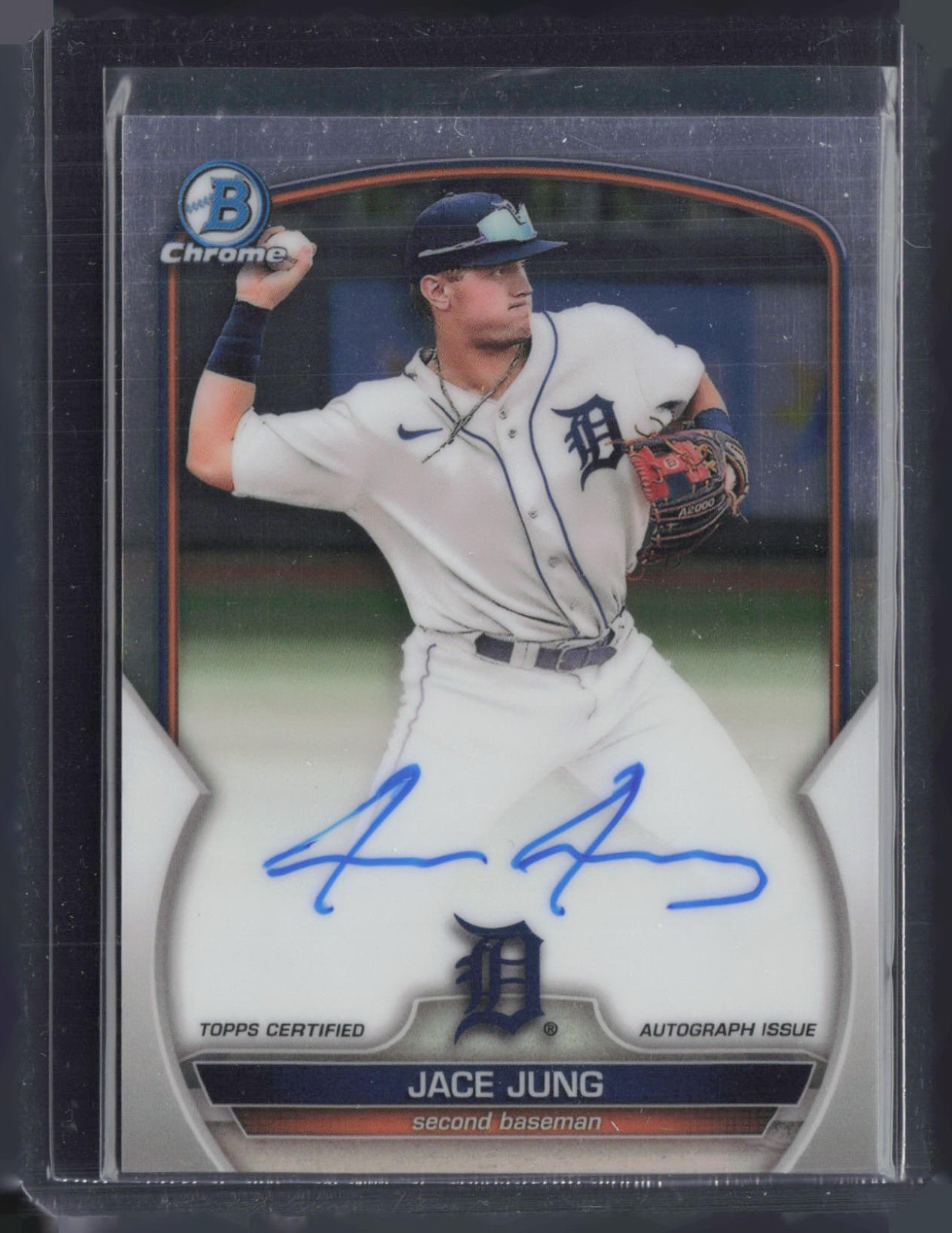 2023 Bowman Chrome Jace Jung Auto Autograph
