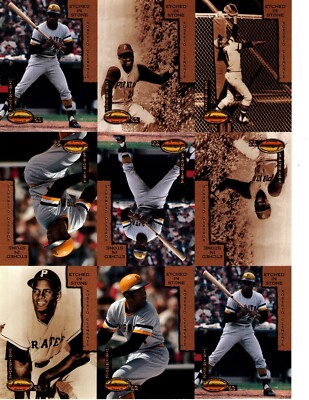Roberto Clemente Uncut Card Sheet- Ted Williams Card Co.  Etched in Stone