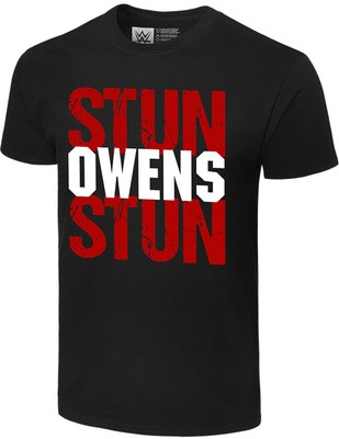 WWE KEVIN OWENS Stun Owens Stun OFFICIAL AUTHENTIC TSHIRT