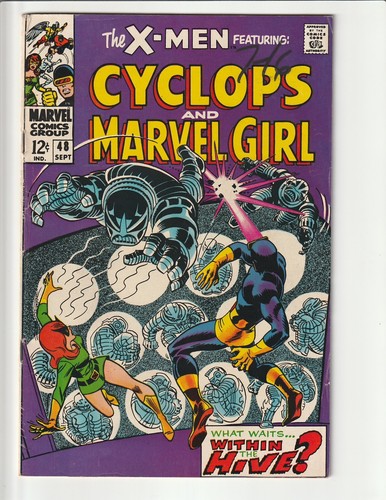 Uncanny X-Men # 48 nice VG Cyclops & Marvel Girl Comic Book