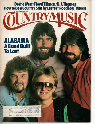 Country Music Magazine May/June 1984 Alabama B J Thomas CMSA Jimmie Rodgers