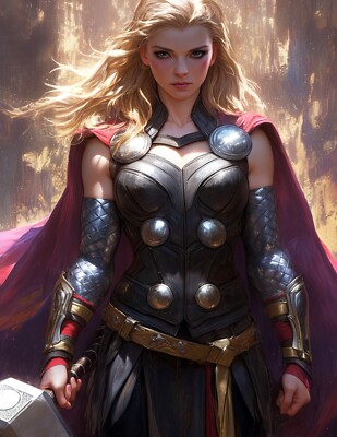''Jane Foster 2'' 8.5x11 Fine Art Print Limited to Only 20 Hand-Numbered Copies