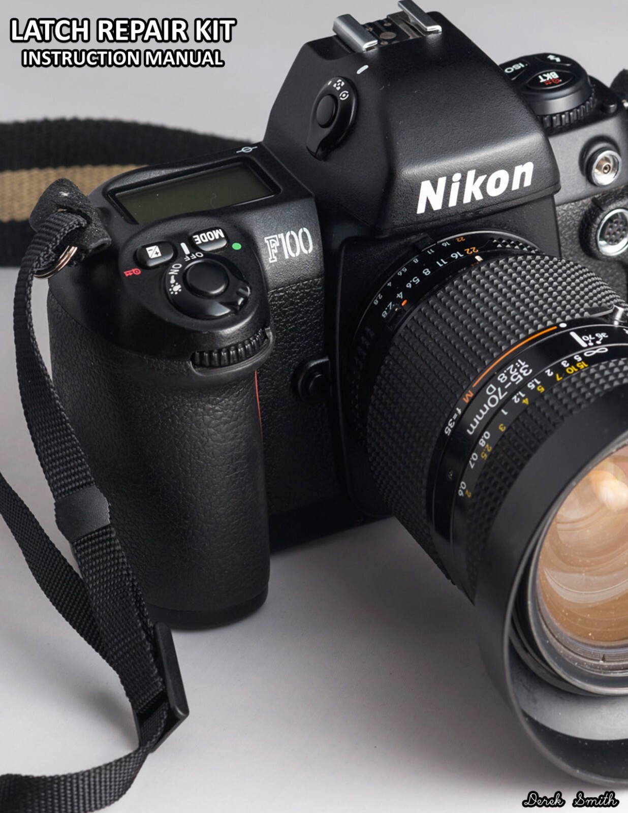 Nikon F100 Back Film Door Broken Latch Metal Repair Kit