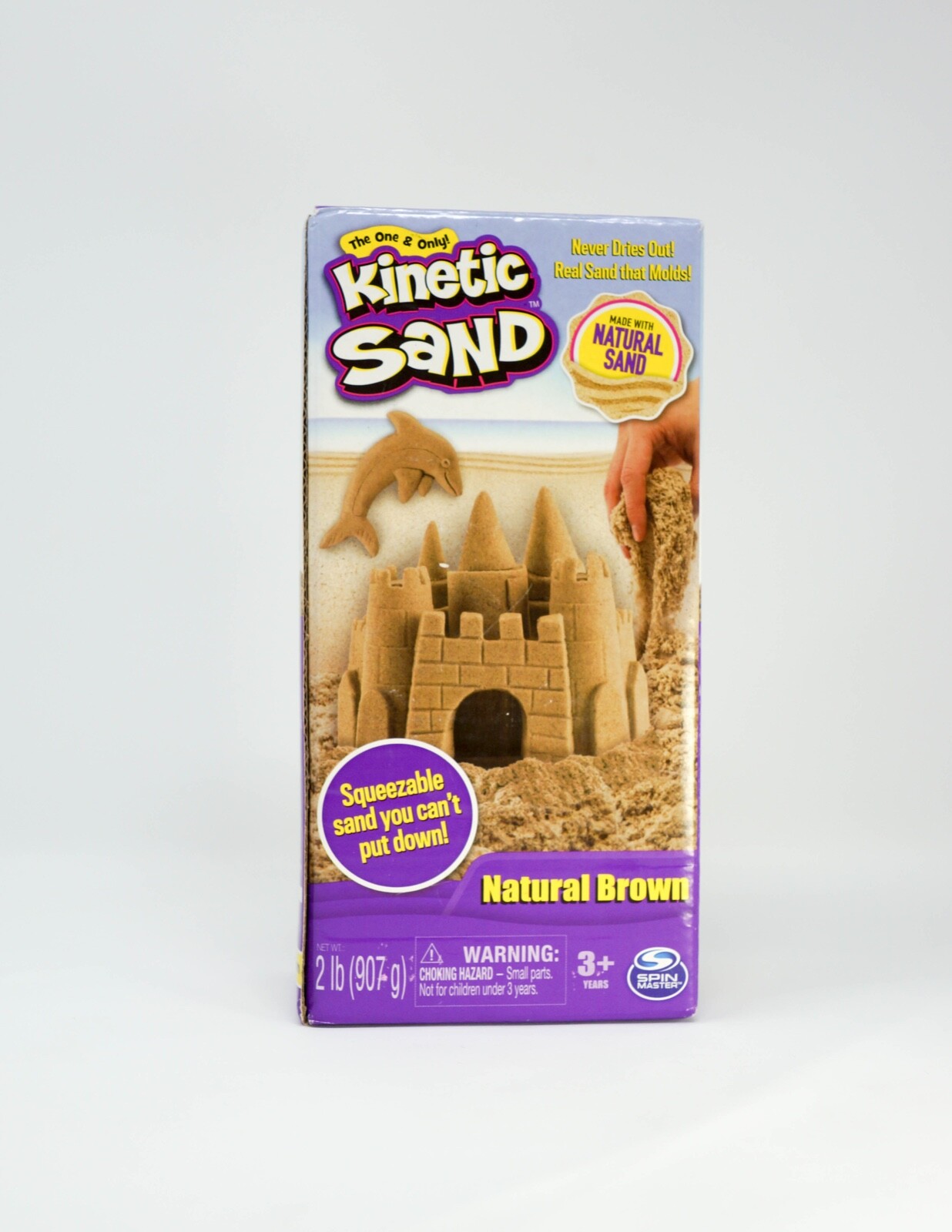 Kinetic Sand - 2 boxes - Natural Brown 4 lb (2 Lb x 2) - New In Box