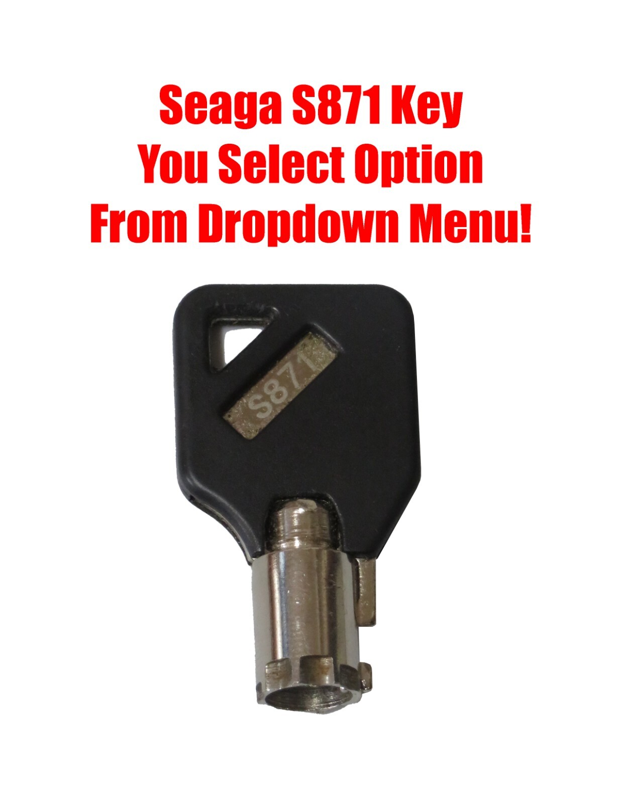Seaga & HY-800 900 Vending Machine Key Option S871 S872 S873 S874