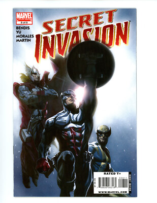 Secret Invasion #8 - Gabriele Dell'Otto Main Cover A - 2009 Marvel