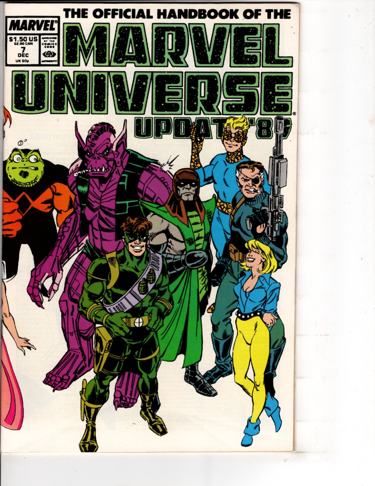 The Official Handbook of The Marvel Universe Update '89 #7