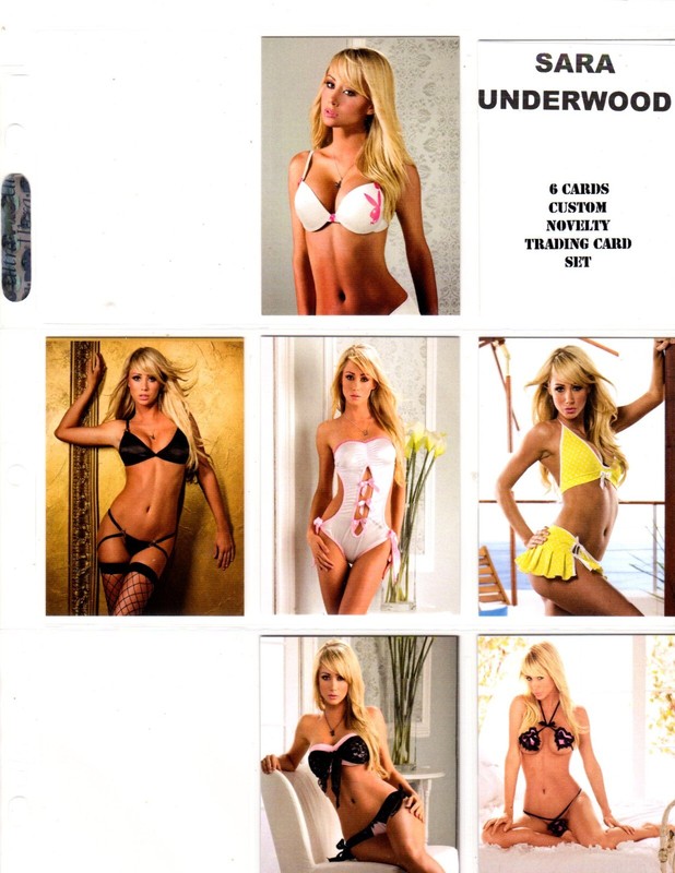 SARA UNDERWOOD     CUSTOM   NOVELTY