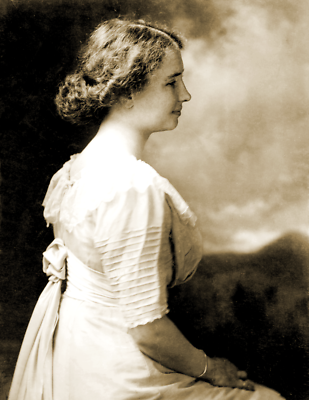 1909 Helen Keller Old Photo 8.5" x 11" Reprint
