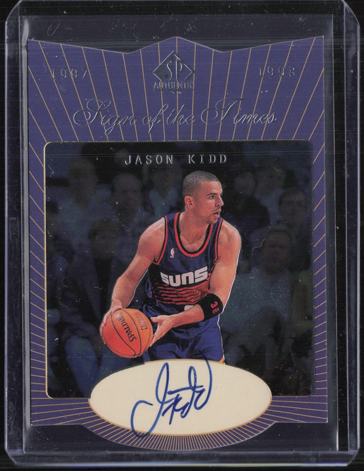1997 SP Authentic Sign Of The Times Jason Kidd Auto Autograph