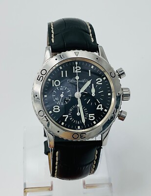 Breguet Aeronaval Stainless Chronograph Type XX 3800 Automatic Men's Watch & Box