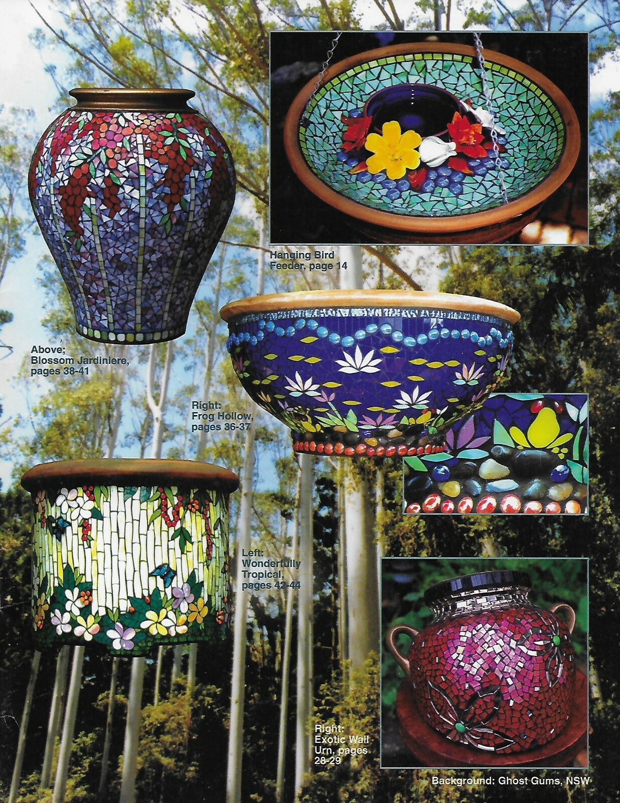 Mosaic Pots by Christine Stewart