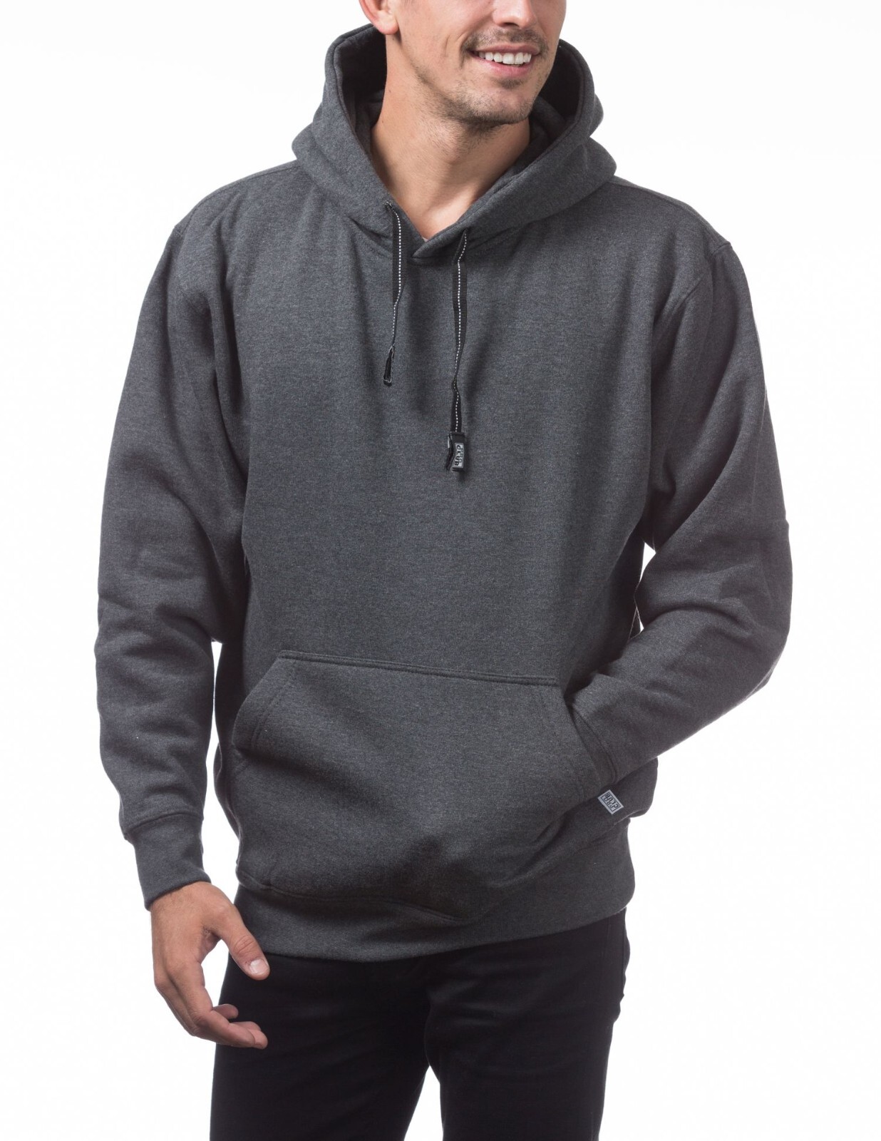 Pro Club Men's Heavyweight Plain Pullover Hoodie Hooded Sweatshirts Sweater