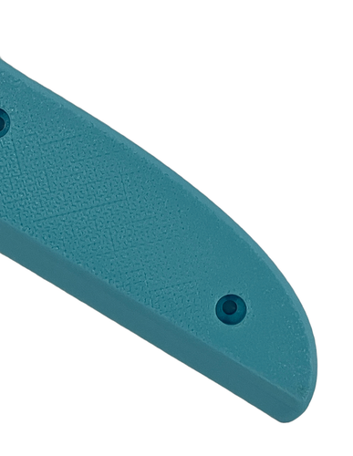 CENTURY Skateboard tail bone style Skid Plate, LIGHT BLUE 8 inch