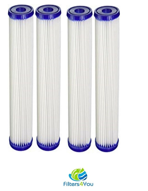 20 x 2.5 Inch 20 Micron S1-20 Pleated Cellulose Sediment