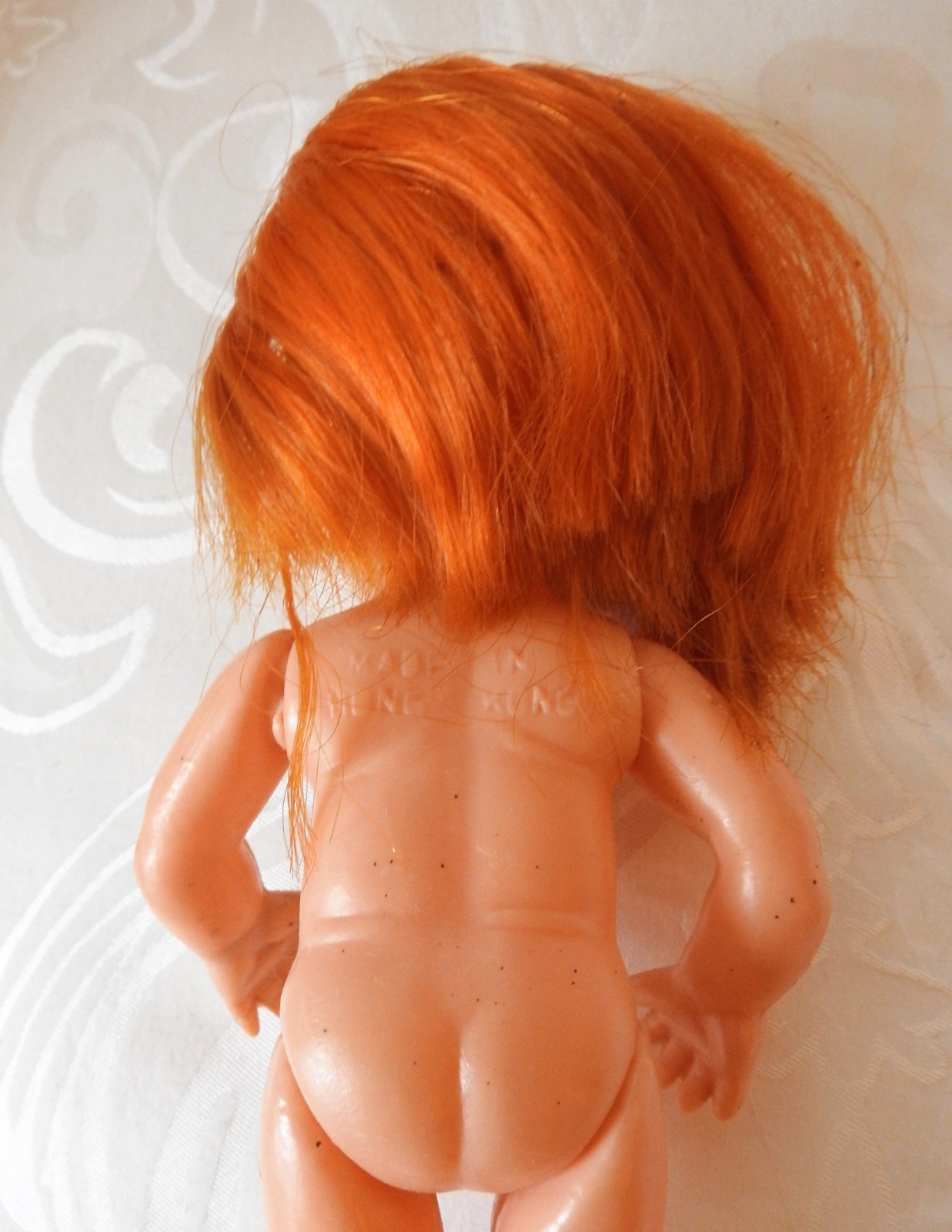 Vintage Red Haired  Doll Made in Hong Kong 7 3/4