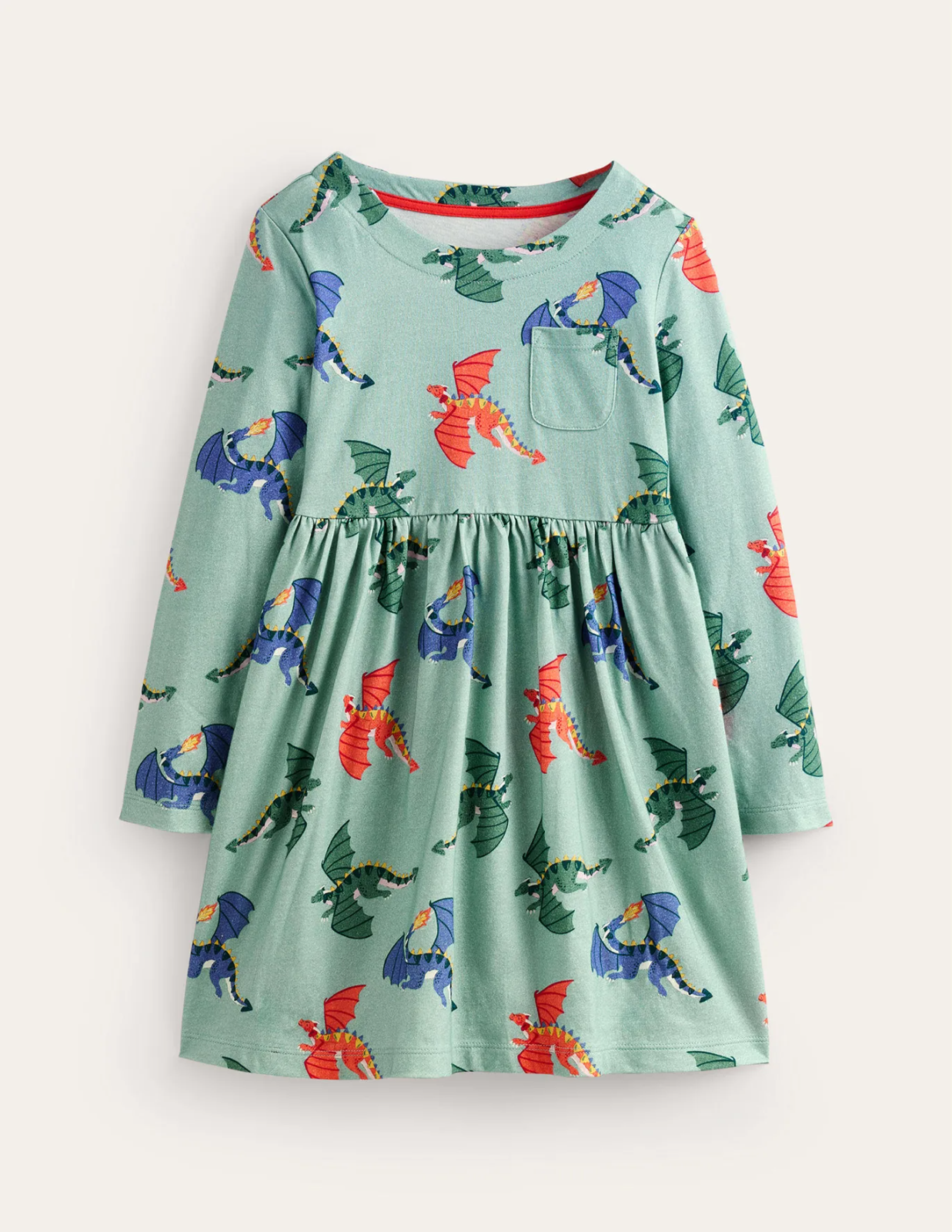 NWT Mini Boden Fun Jersey Dress | eBay
