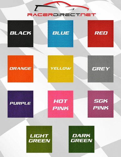 SAFETY HARNESS NEW PAIR 3" LATCH & LINK LAP BELT 2 POINT RACING BELT GRAY