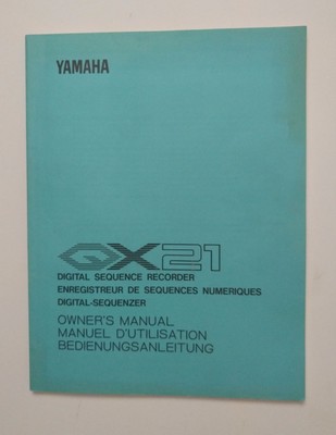 Yamaha QX21 Digital Sequencer Recorder  Vintage - Like New!!!!