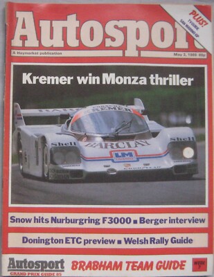 AUTOSPORT magazine 2 May 1985 featuring Audi road test