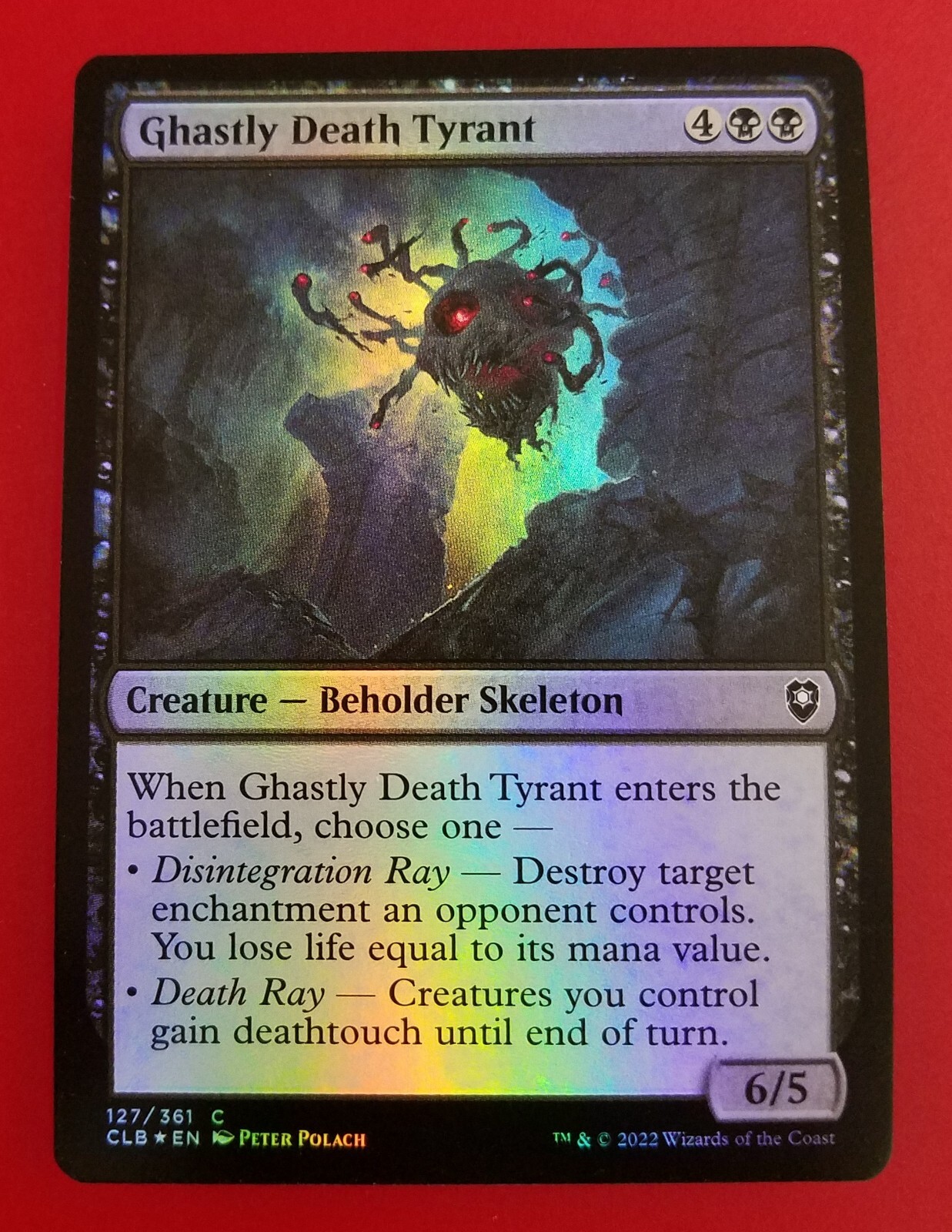 1x Ghastly Death Tyrant | FOIL | Battle for Baldur's Gate