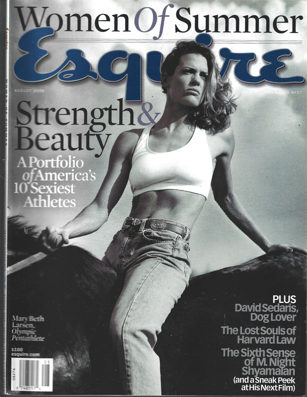 ESQUIRE MAGAZINE AUGUST 2000 (VG/FN) MARY BETH LARSEN | eBay