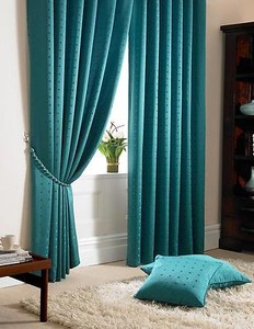 90inch X Teal Curtains