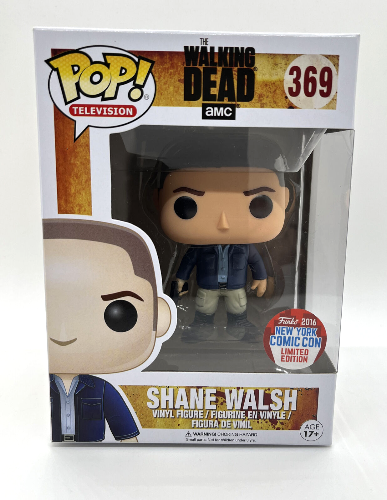 Funko POP Walking Dead Shane Walsh 369 NYCC 2016 Limited