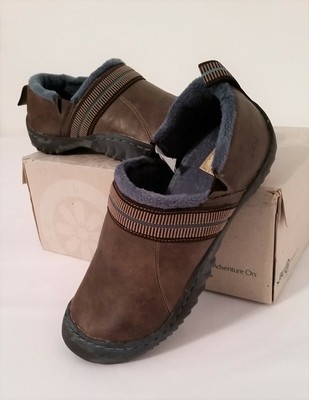 JAMBU JBU GLEE Taupe Faux Leather Lined Clogs Slip On Shoes Womens Size 6.5 M
