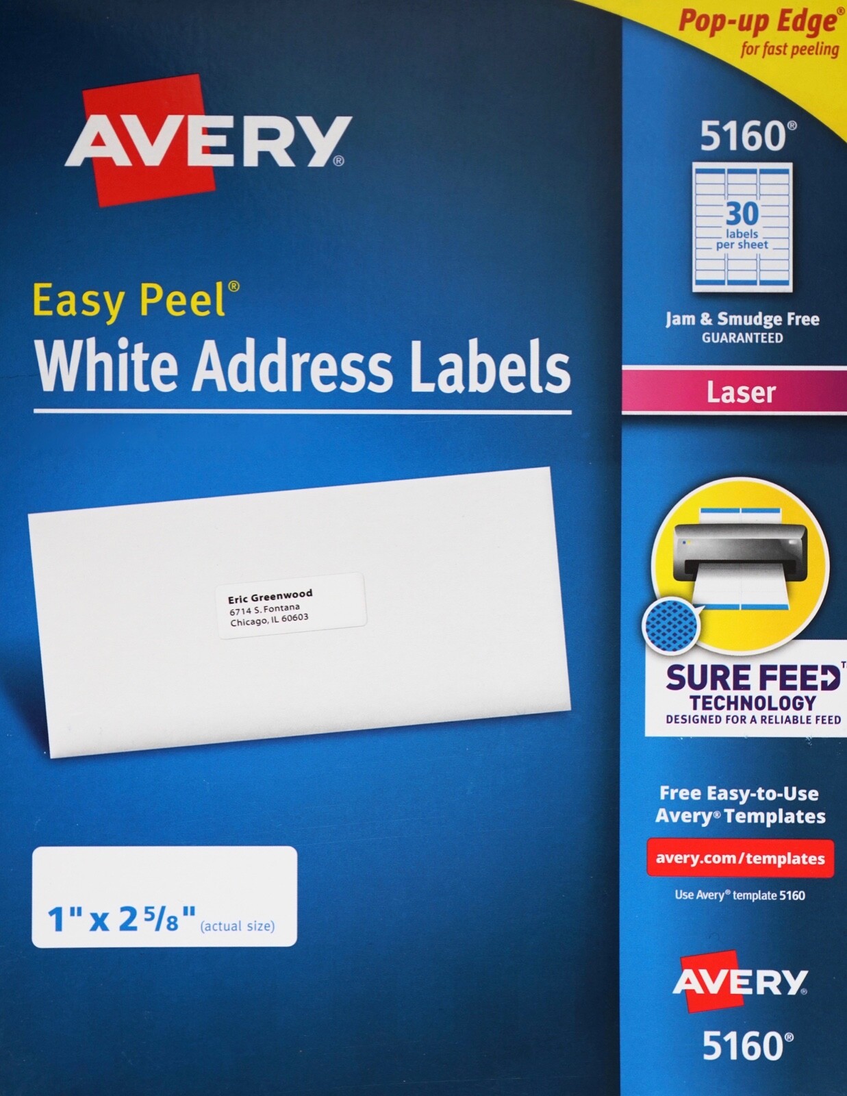 Avery 5160 Label Template Free How To Create And Print Avery Address