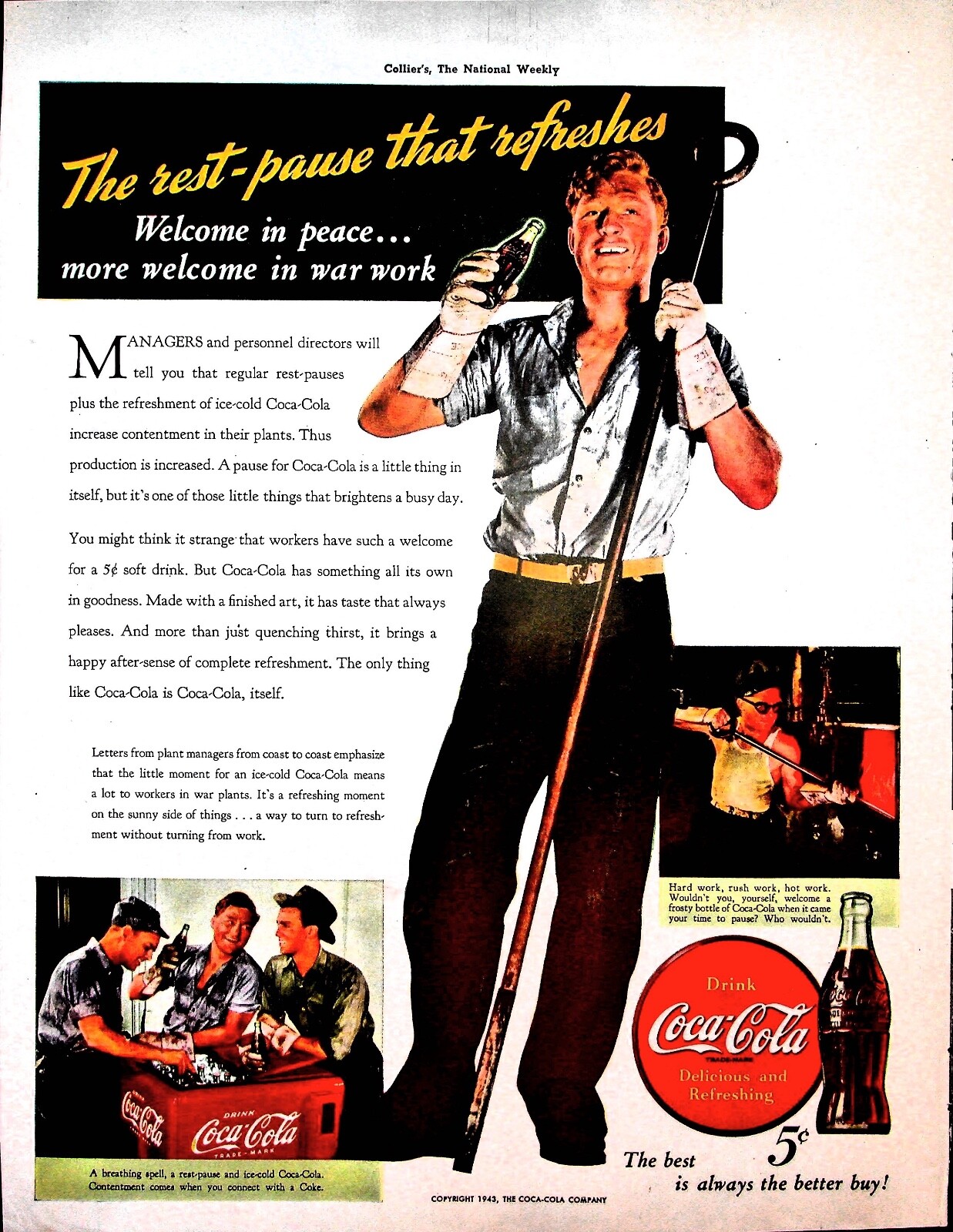 コカコーラ ビンテージトレイThe Pause That Refreshes s-l400.jpg