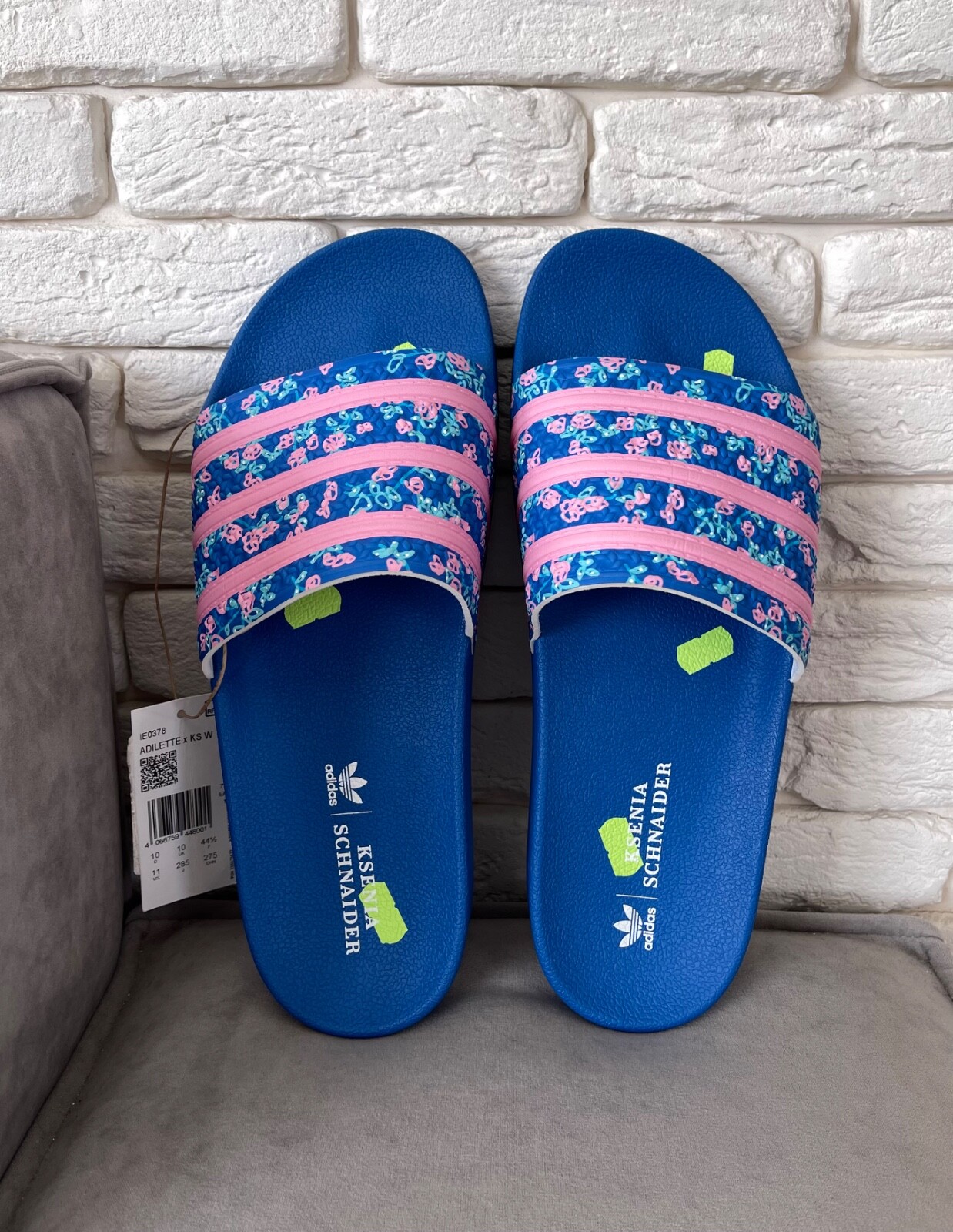 kseniaschnaider×adidas Size 7.5 - adidas KSENIASCHNAIDER x Gazelle Bold Blue Denim
