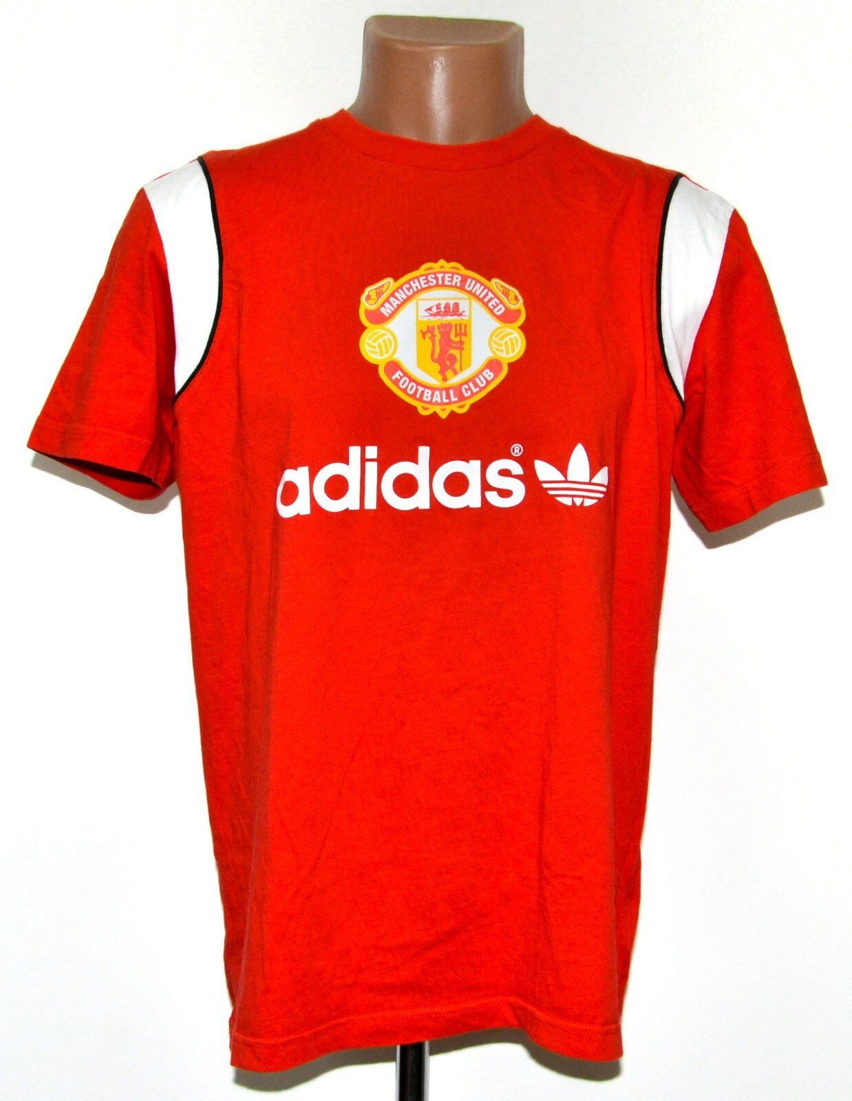ウェア Adidas Manchester United retro MANCHESTER UNITED 1985 FOOTBALL SHIRT ADIDAS ORIGINALS L