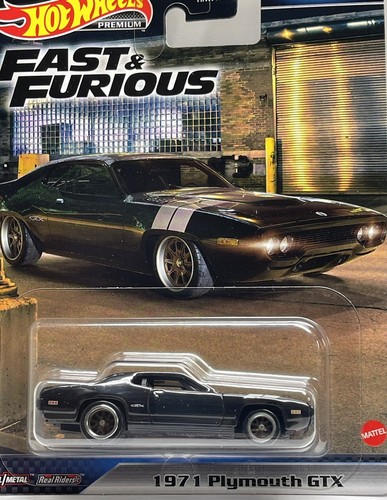 HOT WHEELS PREMIUM FAST & FURIOUS 1971 PLYMOUTH GTX 4/5 2023