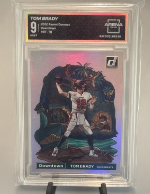 2022 Donruss Downtown #DTTB Tom Brady Buccaneers SSP Looks GEM! Case hit