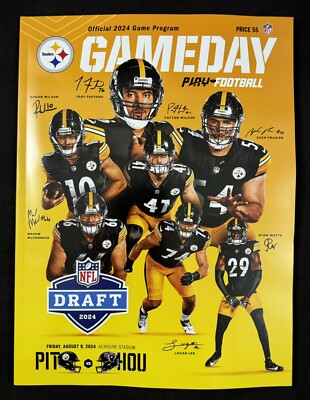 Pittsburgh Steelers vs. Houston Texans Official GameDay Program 08-09-2024