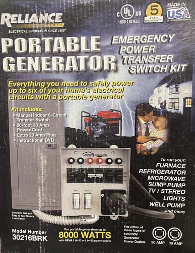Portable Generator Transfer Switch | Transfer Switch For Portable Generator