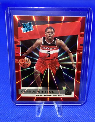 2020 DONRUSS RATED ROOKIE RED SERIAL NUMBERED /99 CASSIUS WINSTON