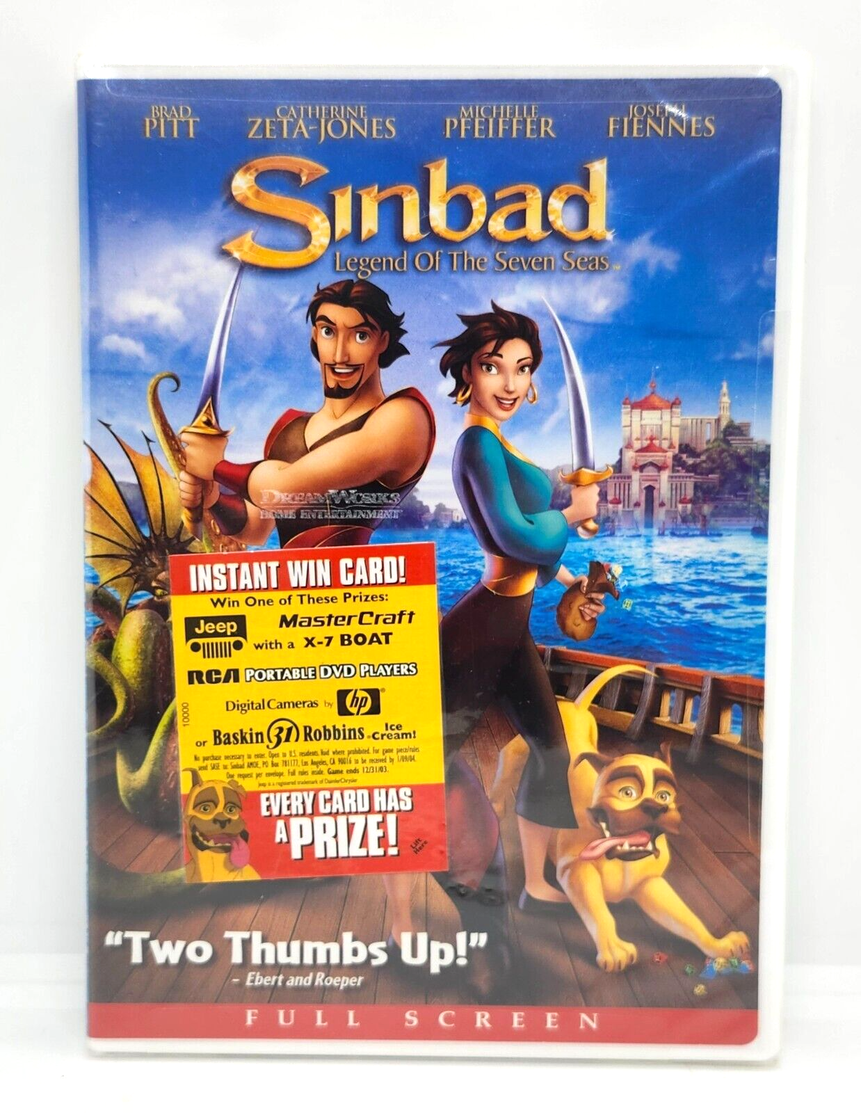 ZETA＊ANTHEM Special DVD SINBAD DVD ~ BRAD PITT CATHERINE ZETA-JONES MICHELLE
