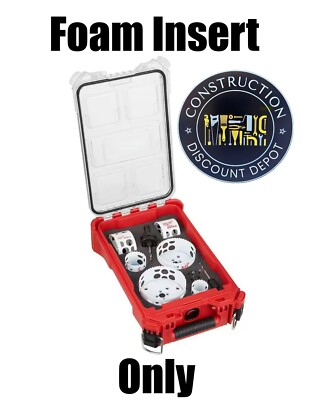 Milwaukee Foam Hole Saw Insert For Packout Compact Organizer 48-22-8435