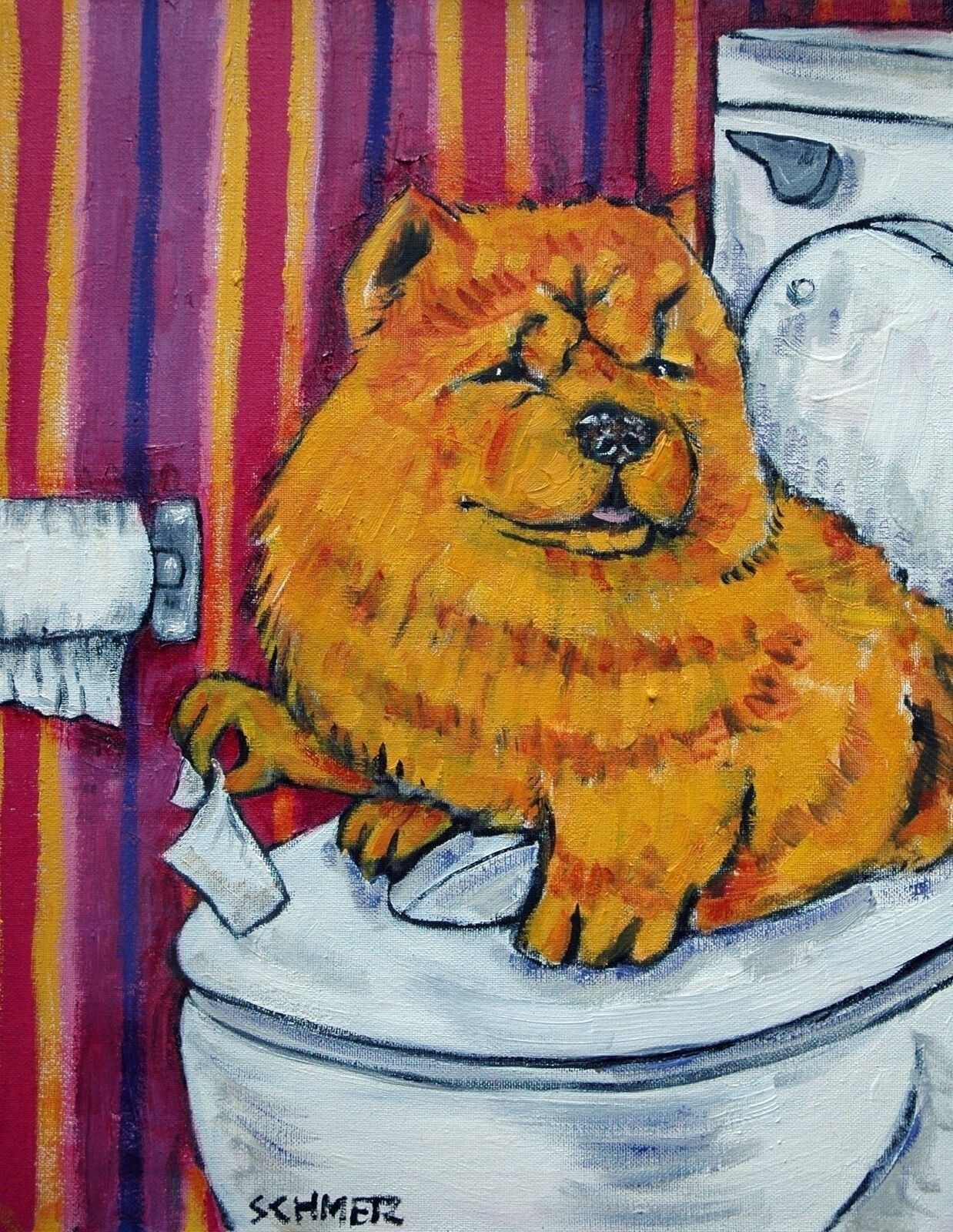 chow chow art